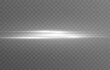 Vector glowing line. Horizontal glowing lines png, magic glow, neon light, line light, white light png.