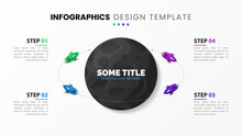 Infographic Design Template. Creative Concept With 4 Steps