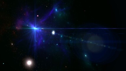 Wall Mural - cience fiction wallpaper. beauty of deep space. colorful graphics for background, like water waves, 