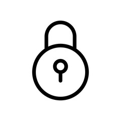 Wall Mural - Padlock icon