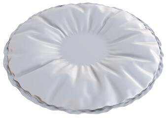 Wall Mural - white textile pillow with empty space for your object or text