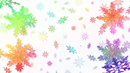 Wall Mural - beautiful green Christmas tree lies on the white snow