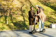 © oneinchpunch - Storytelling image of a multiethnic senior couple in love