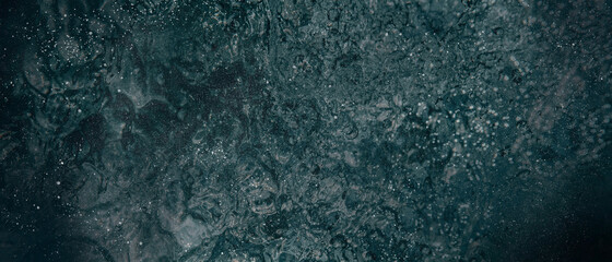 Wall Mural - dark vintage classic blue texture of paper background with copy space for text or image. horror text