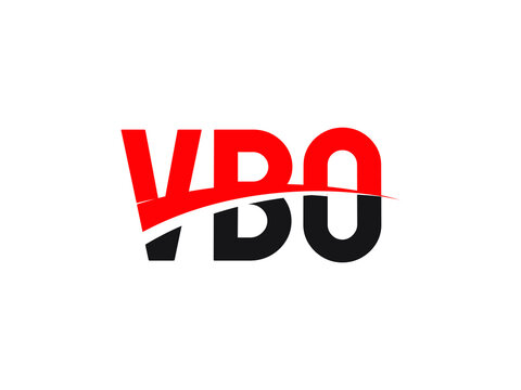 VBO Letter Initial Logo Design Vector Illustration