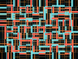 Poster - digital design abstract vector pattern