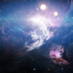 Wall Mural - Nebula Vivid Space