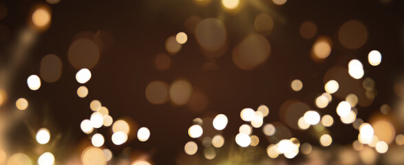 Wall Mural - Glowing Bokeh Light Background