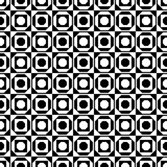 Fototapete - Chess ornament with octagons and squares inside. A vector with the same vector checkers, where there are squares in the octagons and vice versa.