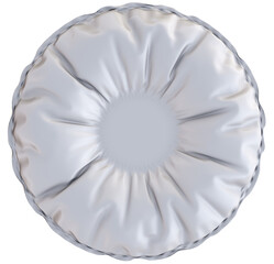 Wall Mural - white textile pillow with empty space for your object or text