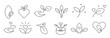 Leaves heart hearts plants love hand environment eco friendly vector sign icon symbol illustration design 