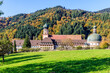 Kloster St. Trudpert im Münstertal, Schwarwald im Herbst 
