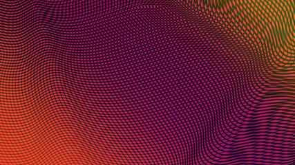 Gradient mesh background, cyberspace digital art.