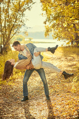 Wall Mural - happy young couple