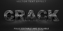 Editable Text Effect Crack, 3d Break And Quake Font Style