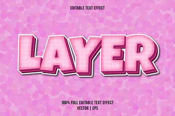 Poster - Layer editable text effect cartoon style
