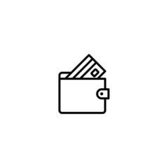 Poster - wallet icon, wallet sign vector