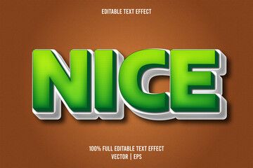 Wall Mural - Nice editable text effect cartoon style