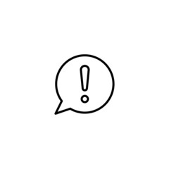 Poster - warning icon, info sign vector