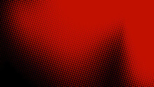 Dots Halftone Red Black Color Pattern Gradient Texture  Background.