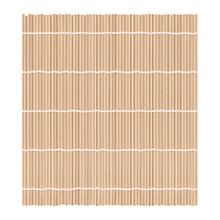 Bamboo Mat Background For Making Sushi. Top View. Realistic Texture Makisu Or Curtain. Vector Illustration.