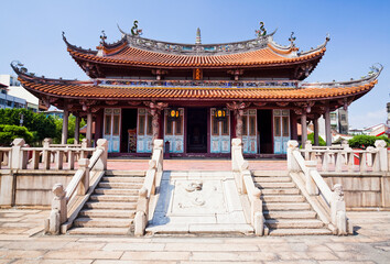 Wall Mural - Building view of Confucius Temple in Changhua, Taiwan. This is a historical heritage with a Chinese-style building that is over several hundred years old