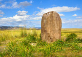 Fototapeta Desenie - Stone stele in the steppes of Khakassia.