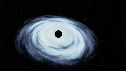 Wall Mural - black hole in the space. abstract background.