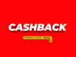 © MEGAWE - 3d illustrations. cash back  sale banner vector template.