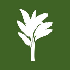 Sticker - banana tree icon