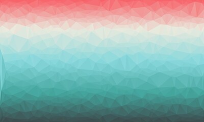 Poster - vibrant abstract multicolored background with poly pattern