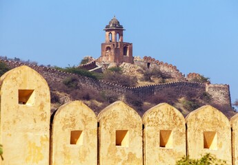 Wall Mural - fortification Jaigarh fort Amer Amber Jaipur India