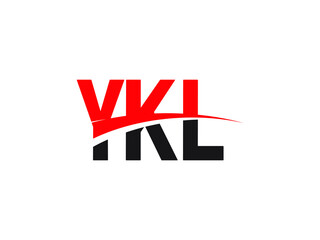 YKL Letter Initial Logo Design Vector Illustration