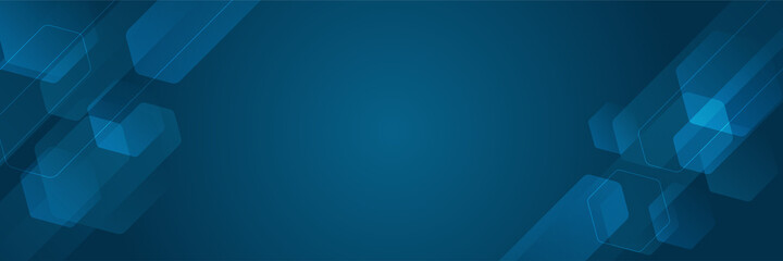 Fototapete - Abstract technology banner background. Abstract banner design web template. Horizontal header web banner. Modern cover header background for website design, Social Media Cover ads banner, flyer