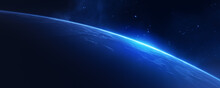 Blue Planet Glowing Lights