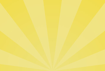 Simple yellow lower sunburst background