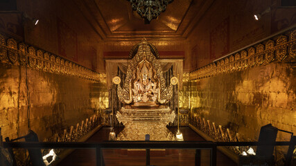 Mahar Shwe Thein Daw Buddha statue in Mandalay Myanmar