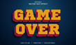 © bdRobin - game over editable 3D text effect Premium Vector