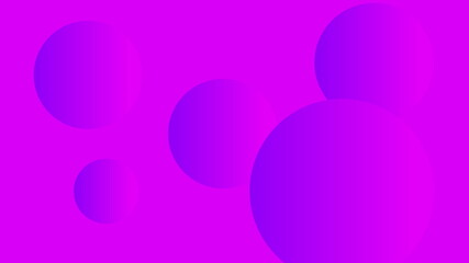 Poster - Geometric 3d render composition of balls flying in space. Futuristic minimalistic landscape with vivid rounded shapes. Digital fashion presentation and compositional cover.