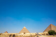 Three Pyramids and Sphinx