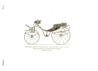 Wall Mural - Scan of 19th-century vintage carriages