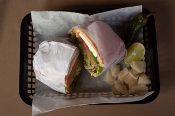 Wall Mural - Mexican sandwich Torta