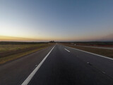 Fototapeta Na sufit - Sunset in a brazilian highway