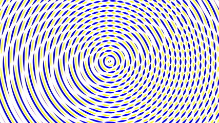 Poster - Abstract colorful circle with hypnotic spinning motion, computer generated. 3d rendering of vortex background