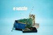 © phoenix021 - Bunch of electronic waste, with circuit board studio shot, representing e waste