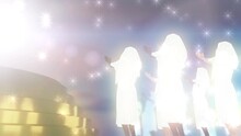 The Righteous Dressed In White Robes Before The Golden Throne Of God Animation