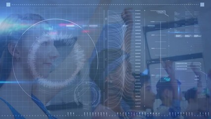 Poster - Animation of data processing over students