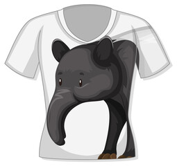 Poster - T-shirt with anteater pattern