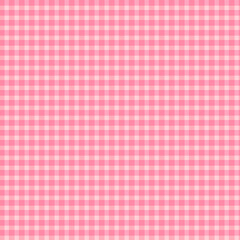 Wall Mural - Pink Plaid Seamless Pattern great for scrapbooking, textile and wrapping. Vector illustration.