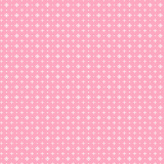 Wall Mural - Pink Christmas Seamless Pattern with Snowflakes great for scrapbooking, textile and wrapping. Vector illustration